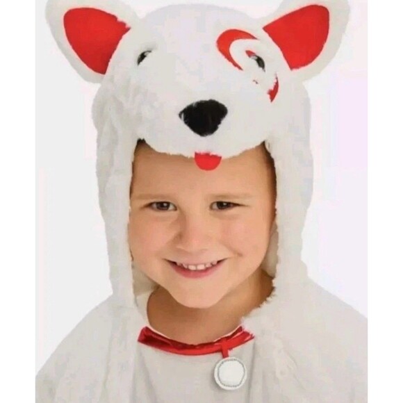 Toddler Hyde & EEK Target BULLSEYE Dog Halloween Costume Jumpsuit Size 2t-3t NWT - Picture 3 of 5
